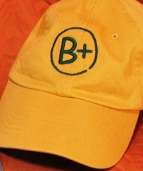 Gold B+ Hat 